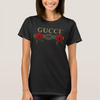 White & Black GUCCI Flowers T-shirt